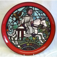 POOLE POTTERY STUDIO MEDIEVAL CALENDAR PLATE – MAY – Ltd Edition 874/1000